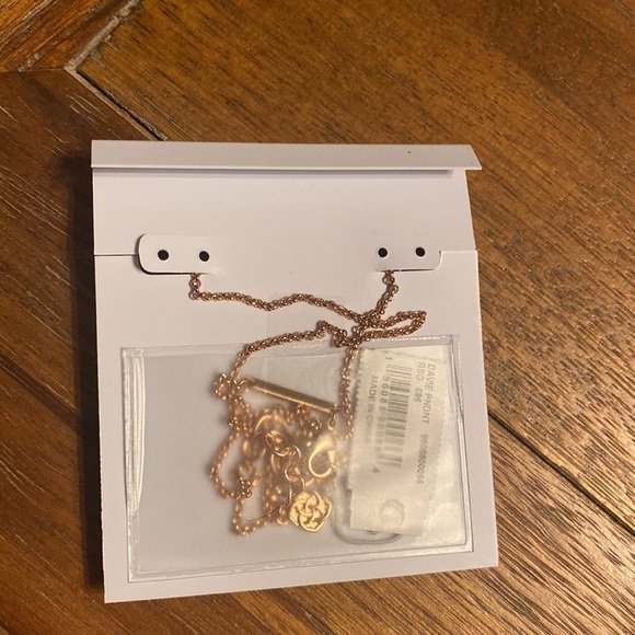 Kendra Scott Rose Gold Davie Pendant - Picture 3 of 4
